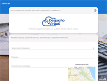 Tablet Screenshot of despachovirtual.org